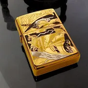 Подарочная бензиновая зажигалка Zippo "Рысь" — фотография 1