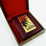 На память: Роберт Грин. 24 закона обольщения — книга в кожаном переплёте — фотография 3