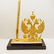 Письменный набор "Держава". Позолоченный — необычный подарок — фотография 2