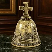 Бронзовый колокол «Новоспасский Ставропигиальный мужской монастырь» — оригинальный подарок — фотография 1