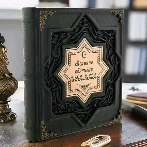 Великие святыни Ислама — Коран в кожаном переплёте — необычный подарок