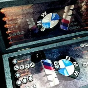 Нарды под стеклом «BMW M5» — оригинальный подарок — фотография 10