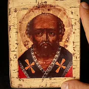Св. Николай Чудотворец. Икона. 15*13 — необычный подарок — фотография 1