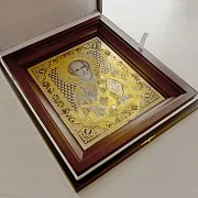 Подарочная икона Николай Чудотворец. Златоуст — фотография 4