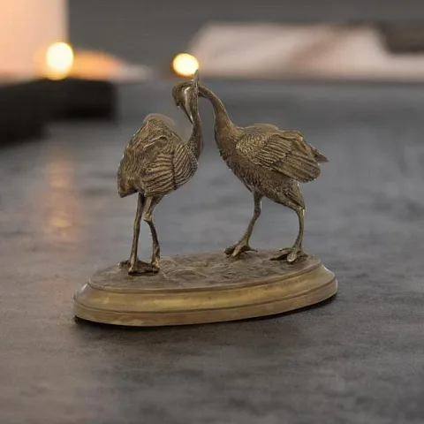 Скульптура из бронзы «Даурские журавли» в подарок