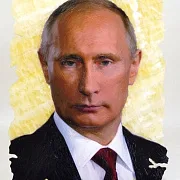 На память: Картина «В.В. Путин» с фотопечатью на ониксе — фотография 2