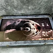 Нарды под стеклом «Свирепый медведь» — красивый подарок — фотография 10