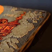 Икона деревянная "Спас-Вседержитель на троне" в подарок — фотография 11