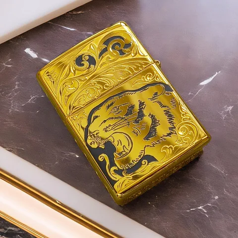 В подарок: Оригинальная зажигалка Zippo "Тигр" № 7