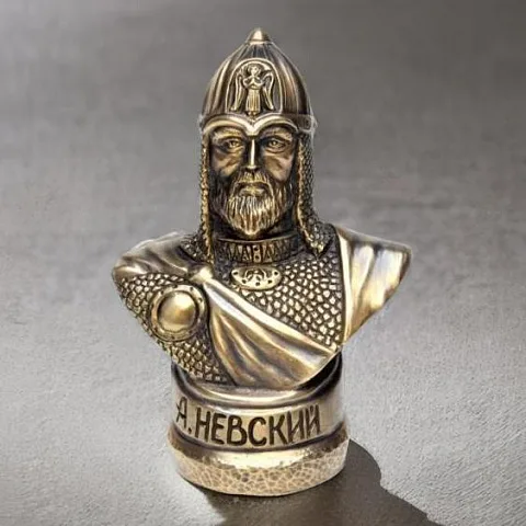 На память: Бронзовая статуэтка «Александр Невский»