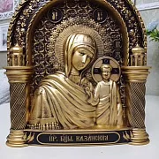 Резная Икона Казанской Божьей Матери — красивый подарок — фотография 8