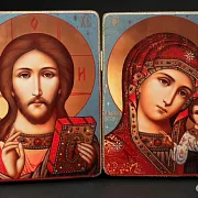 В подарок: Венчальная пара. Казанская Богоматерь и Спас Вседе — фотография 1