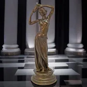 Композиция «Девушка с кувшином» из бронзы — необычный подарок — фотография 1