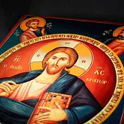 Подарочная икона "Христос Пантократор с Апостолами" — фотография 6