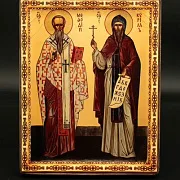 На память: Икона святых, равноапостольных Кирилла и Мефодия — фотография 2