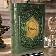 Коран (средний формат) — книга в кожаном переплёте — красивый подарок — фотография 1