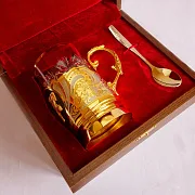 Подстаканник для чая «Сибирь» — необычный подарок — фотография 3