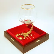 Бокал для коньяка "Скорпион" — красивый подарок — фотография 3