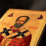 Икона с ковчегом " Святитель Николай" — красивый подарок — фотография 8