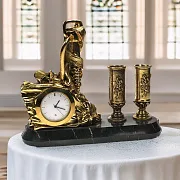 Часы «Шахтерские с п/п (2 пенала)» — красивый подарок — фотография 1