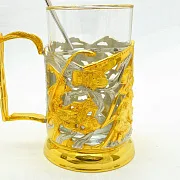 Латунный подстаканник «МЧС» — оригинальный подарок — фотография 6