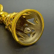 Колокольчик «Кролик с монеткой» из бронзы — необычный подарок — фотография 3