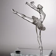 Скульптура «Балерина» из боросиликатного стекла в подарок — фотография 1
