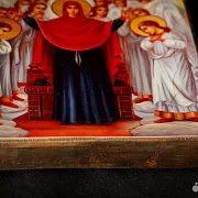 Подарочная икона "О тебе радуется и собор Архангелов" — фотография 5