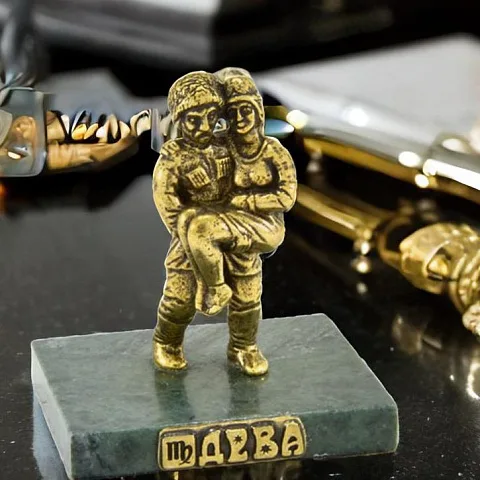 Бронзовая статуэтка «Знак зодиака Дева» — оригинальный подарок
