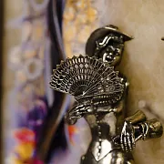 Картина «Вечерняя прогулка. Ессентуки» на ониксе с подсветкой — необычный подарок — фотография 3