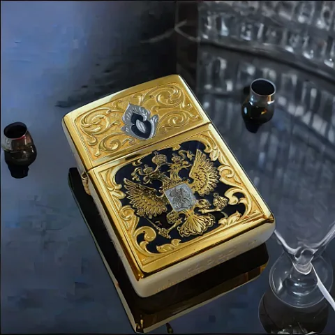 Сувенирная зажигалка Zippo "Герб" — красивый подарок