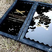 Нарды под стеклом «Брат» — красивый подарок — фотография 2