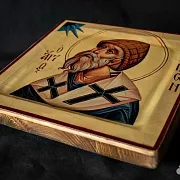 Подарочная икона "Спиридон Тримифунтский" — фотография 3