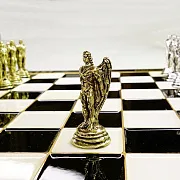 Подарочные шахматы с металлическими фигурами — фотография 5
