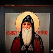 Икона деревянная "Святой Антоний Печерский" — красивый подарок — фотография 5