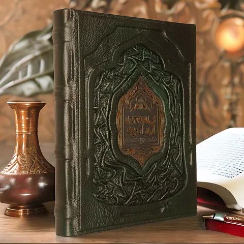 History of Islam — Коран в кожаном переплёте — красивый подарок