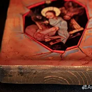 Иконка "Рождество Христово" Высотой 15 см — необычный подарок — фотография 5