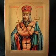 Подарочная икона Иоасафа Белгородского. Ручная работа — фотография 1