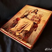 На память: Икона "Господь Вседержитель на троне" — фотография 5