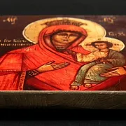 Икона Божией матери "Бахчисарайская" Ручная работа — оригинальный подарок — фотография 2